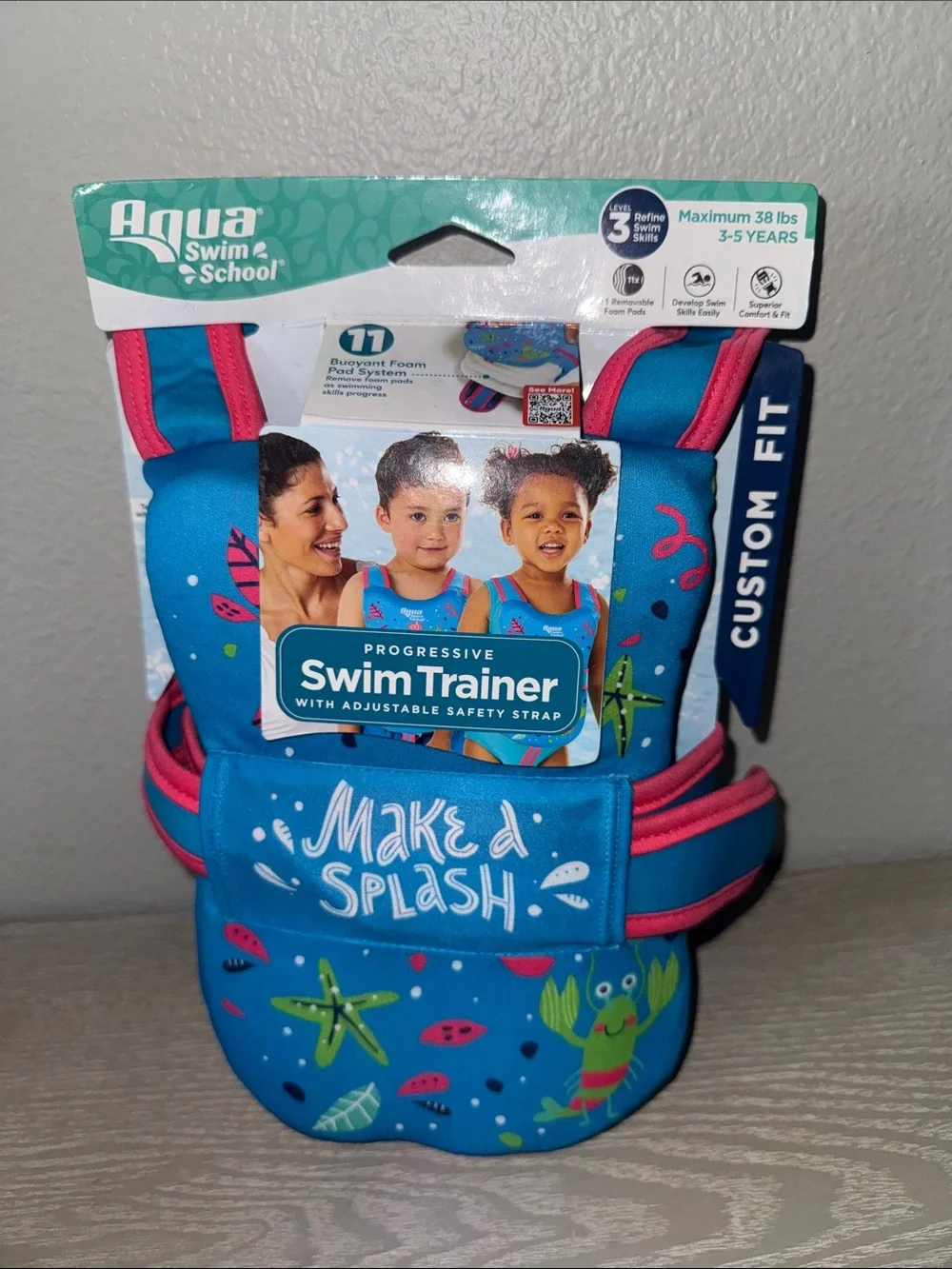 Swim School Progressive Swim Trainer Level 3 Safety Vest